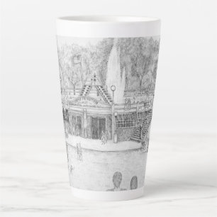 Tasse Latte Amusement d'été
