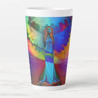 Tasse Latte Angel coloré -