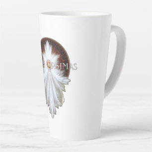Tasse Latte Angel Wings Snowflake Joyeux Noël TW ISO