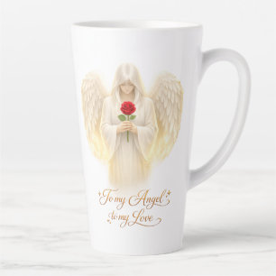 Tasse Latte AngelicFaith CœurDOr