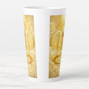 Tasse Latte AngelicFaith CœurDOr
