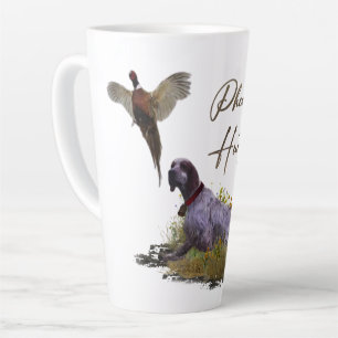 Tasse Latte Anglais Setter, Chasse de faisan