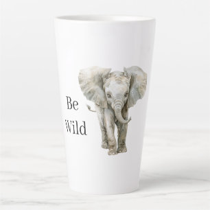 Tasse Latte Animal de safari à éléphant