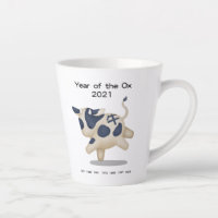 Année de l'animal zodiaque Ox Cute 2021