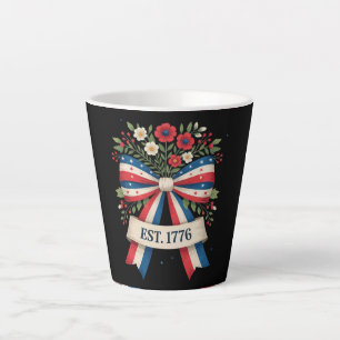 Tasse Latte Anniversaire des 250 ans de l'Amérique