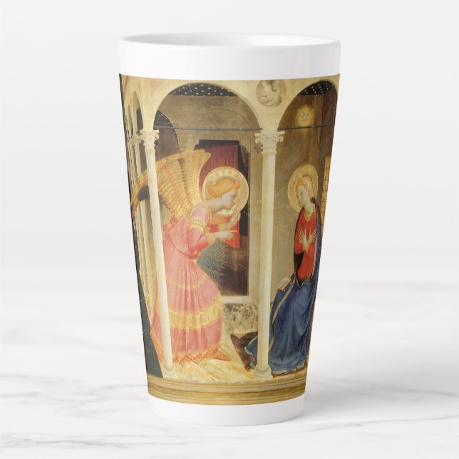 Tasse Latte Annonce de Fra Angelico, Art Renaissance (Devant)