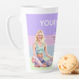 TASSE LATTE ANTISTRESS RELAX CALM GIRL YOGA CHAKRA