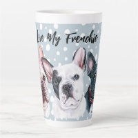 Aquarelle des Bulldogs français