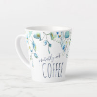 Aquarelle moderne bleu orchidée Floral