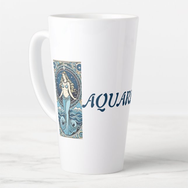 Tasse Latte Aquarius (Angle gauche)