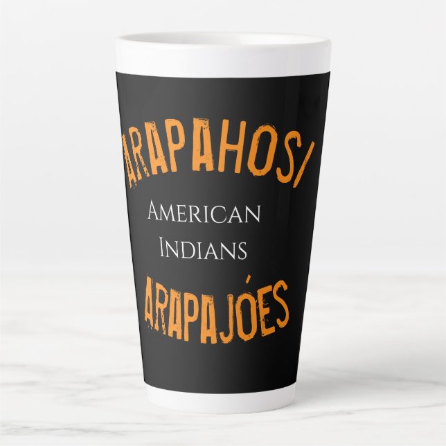 Tasse Latte Arapahos/Arapajóes Amérindiens T-Shirt Sweat - shi (Devant)