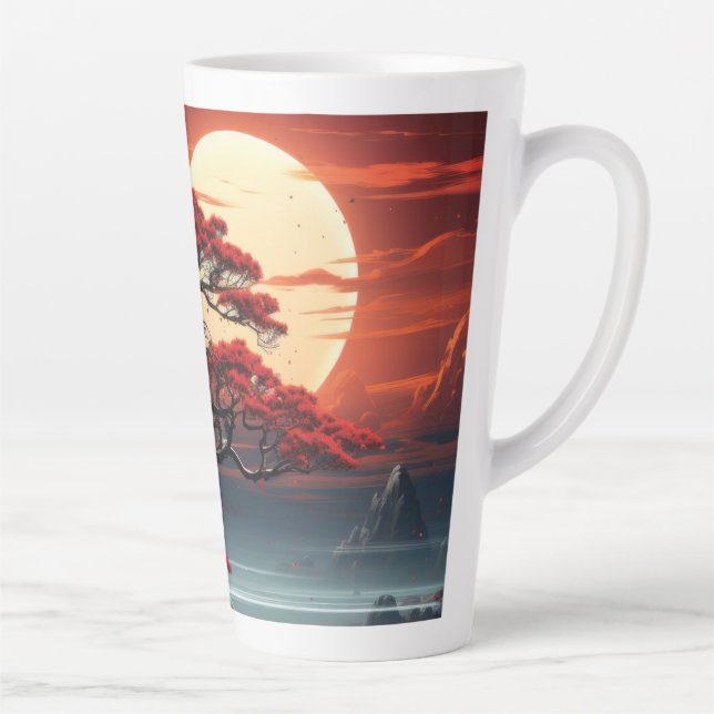 Tasse Latte Arbre bonsaï (Droite)