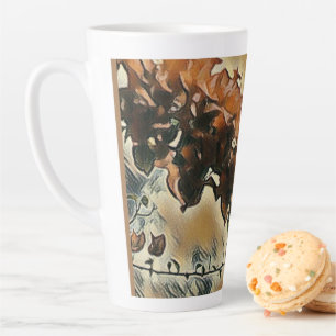 Tasse Latte Arbre rose