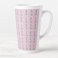 Arbres de Noël Snowflakes vert rose