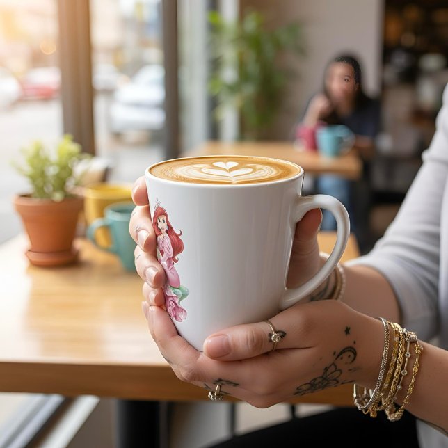 Tasse Latte Ariel (Créateur téléchargé)