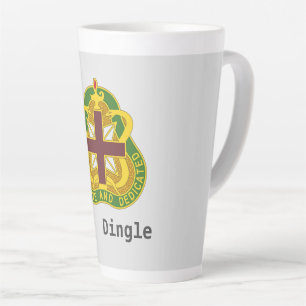 Tasse Latte Armée MEDCOM DUI Personnalisé