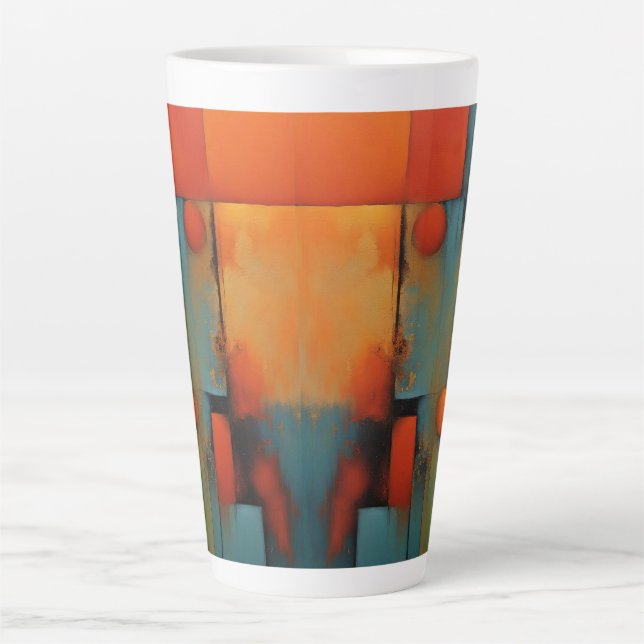 Tasse Latte art Abstrait (Devant)