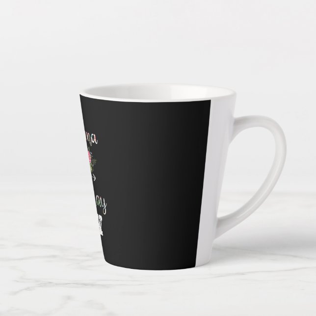 Tasse Latte Art Mère | Grand-Mère D'Un Enfant Anniversaire Ann (Droite)