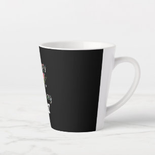 Tasse Latte Art Mère   Mamie D'Un Enfant Anniversaire Annivers