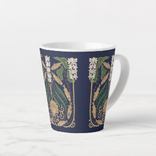 Tasse Latte Art Nouveau Bord de Mer Coquillages