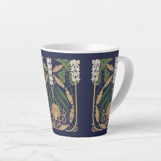 Tasse Latte Art Nouveau Seashore Seashells