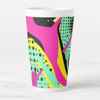 Tasse Latte Art Pop vibrant 