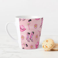 Artsy mignonne fille rose Turquoise fille aquarell