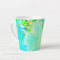 Asclépiade aqua et vert citron psychédélique