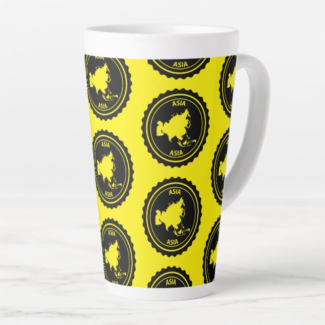 Tasse Latte Asia (Angle droit)