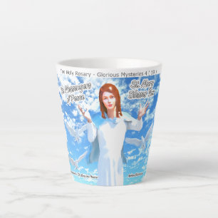 Tasse Latte Assomption de Sainte Marie au Ciel