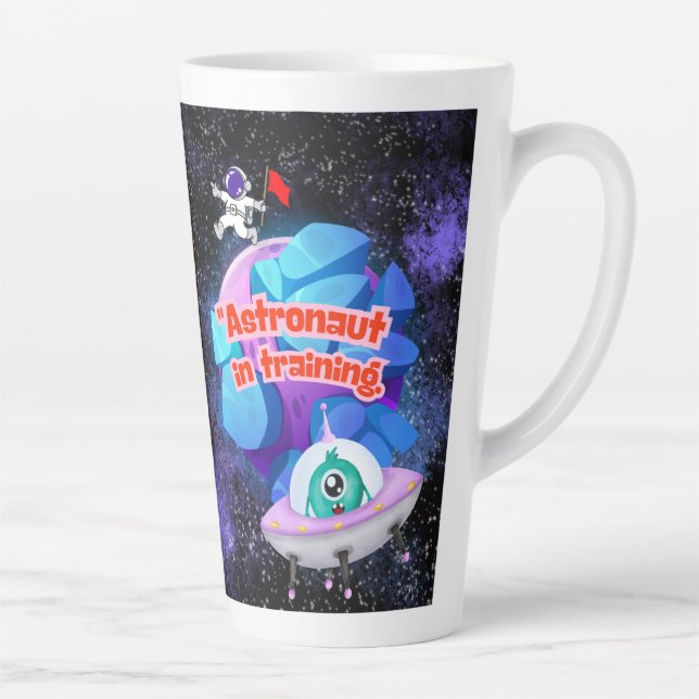 TASSE LATTE ASTRONAUT EN FORMATION (Droite)