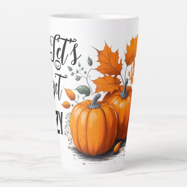 Tasse Latte Automne cosy (Devant)