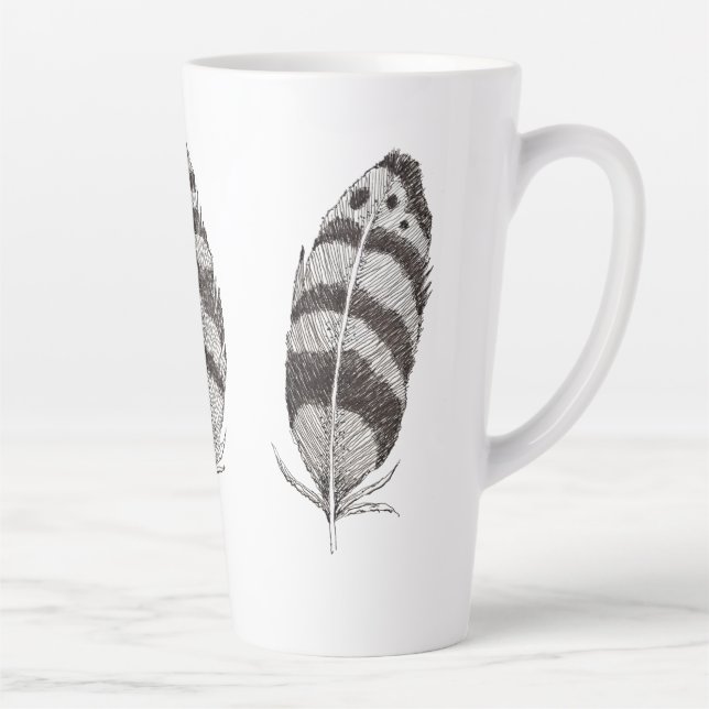 Tasse Latte Avec le vol de l'imagination (Droite)