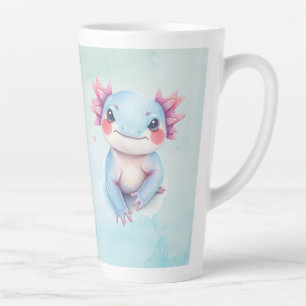 Tasse Latte Axolotl (journal correspondant disponible)