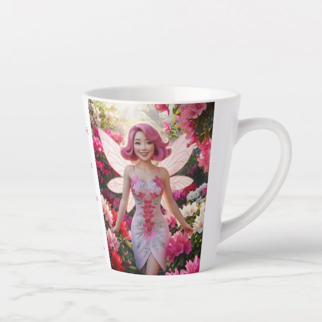 Tasse Latte Azalea Fairy (Droite)