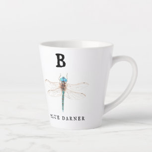 Tasse Latte "B" Bleu Darner