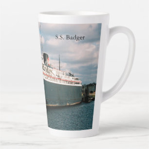 Tasse Latte Badigeonner 17 oz de latte