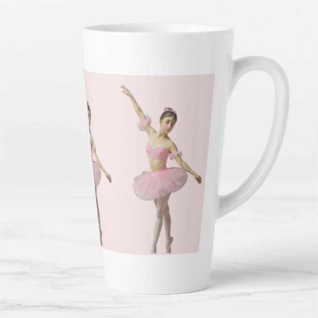 Tasse Latte Bailarina con tutú rosa (Droite)