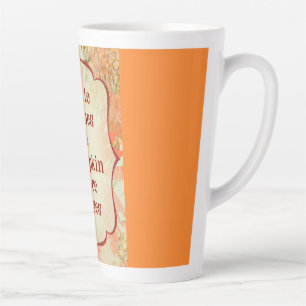 Tasse Latte Baisers à épices citrouilles - Carte de voeux d'au