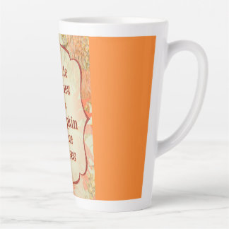 Tasse Latte Baisers à épices citrouilles - Carte de voeux d'au