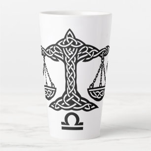 Tasse Latte Balance celtique de la Balance par BurnsInHell
