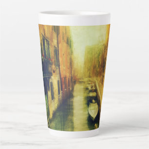 Tasse Latte Balcon du Canal de Venise
