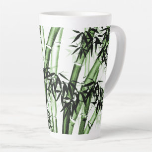 Tasse Latte Bambou Chinese Art - un - vert