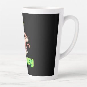 Tasse Latte Banane singe