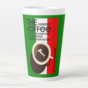 Tasse Latte Baristas italiens