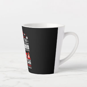 Tasse Latte Barman Vilain Sweat de Noël Cadeau Drôle Barten