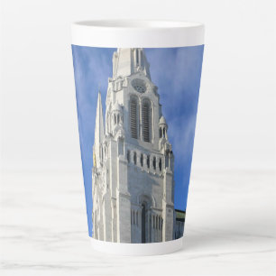 Tasse Latte Basilica of Sainte Anne de Beaupre, Québec, Canada
