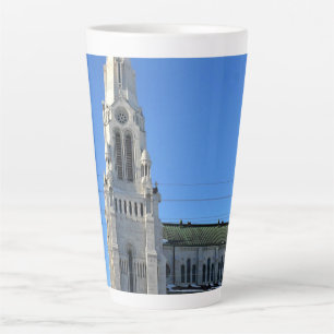Tasse Latte Basilica of Sainte Anne de Beaupre, Québec, Canada