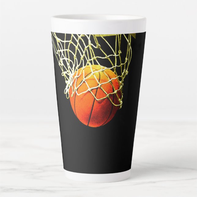 Tasse Latte Basket-ball I Love (Devant)
