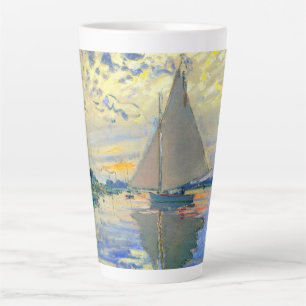 Tasse Latte Bateau Monet au Petit-Gennevilliers